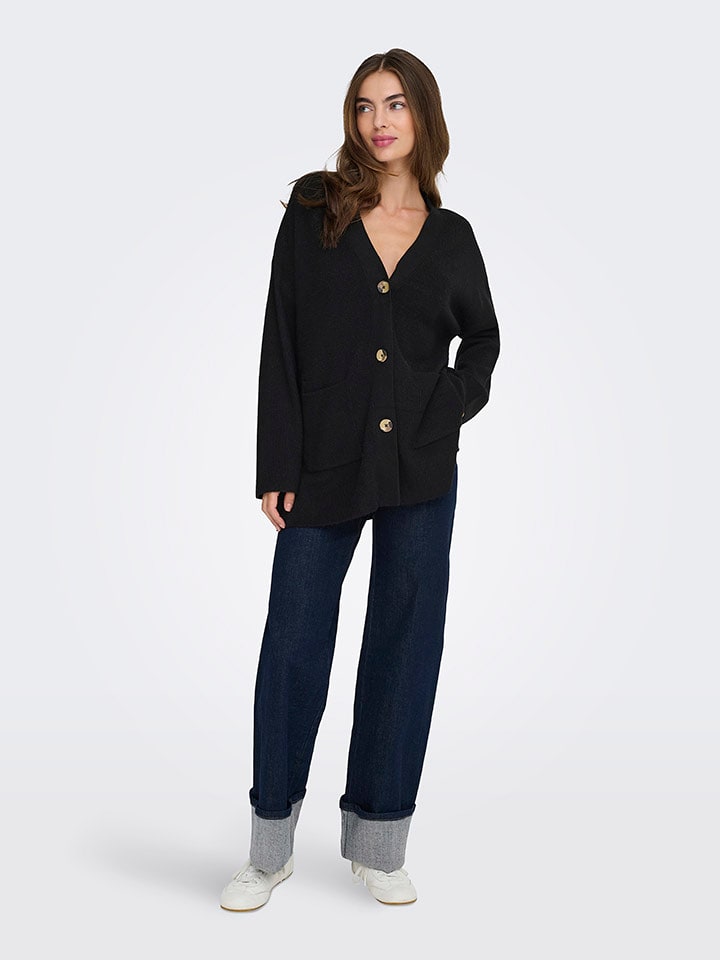 ONLY Kardigan w kolorze czarnym rozmiar: L