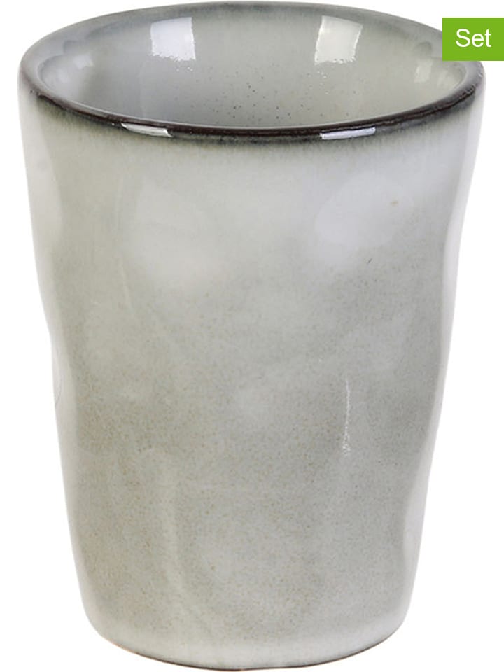 every ware Kubki (6 szt.) w kolorze szarym do espresso - 80 ml rozmiar: onesize