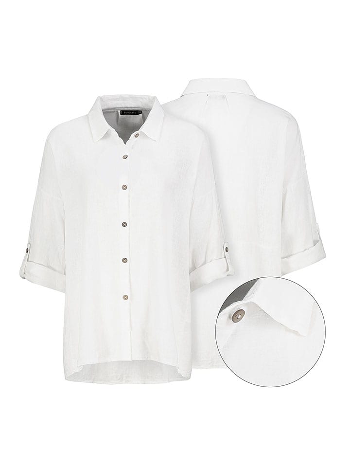 Eight2Nine Bluzka w kolorze białym rozmiar: L/XL