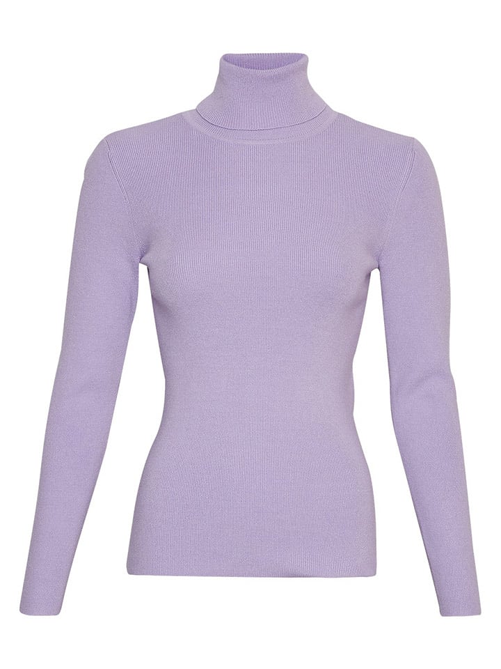 MOSS COPENHAGEN Sweter "Maile Rachelle" w kolorze fioletowym rozmiar: XS/S