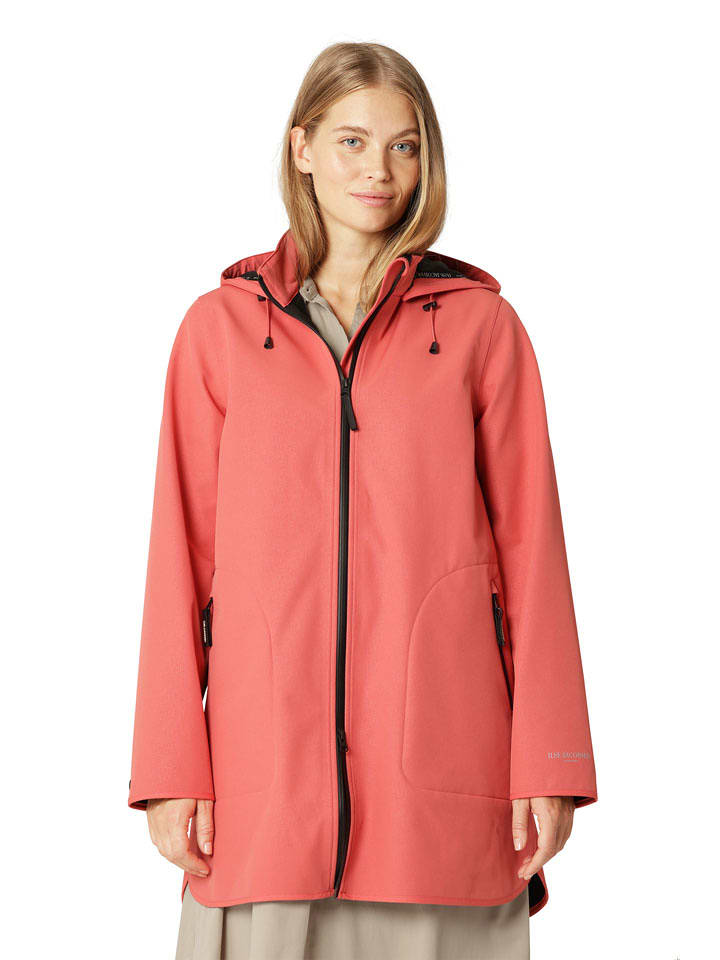 Ilse Jacobsen Płaszcz przeciwdeszczowy w kolorze koralowym rozmiar: 34