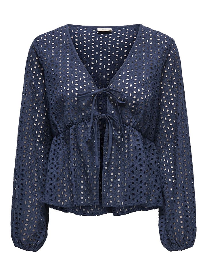 JDY Bluzka w kolorze granatowym rozmiar: L