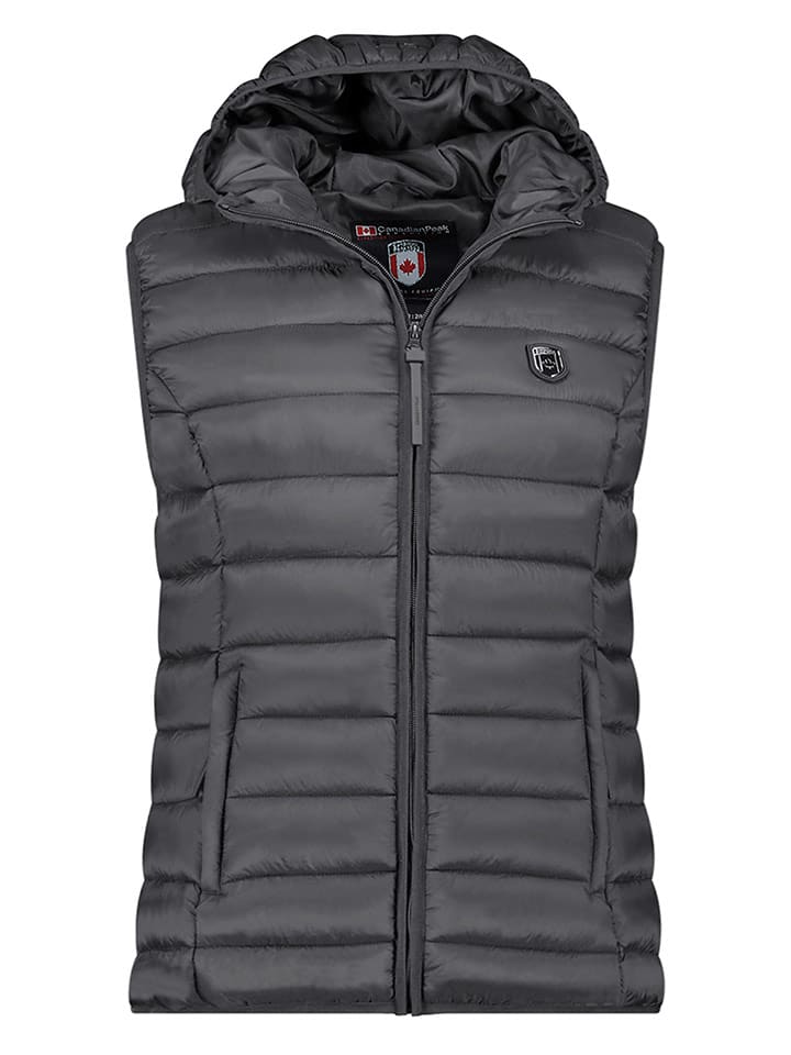 Canadian Peak Kamizelka pikowana "Vakitaleak" w kolorze antracytowym rozmiar: XL