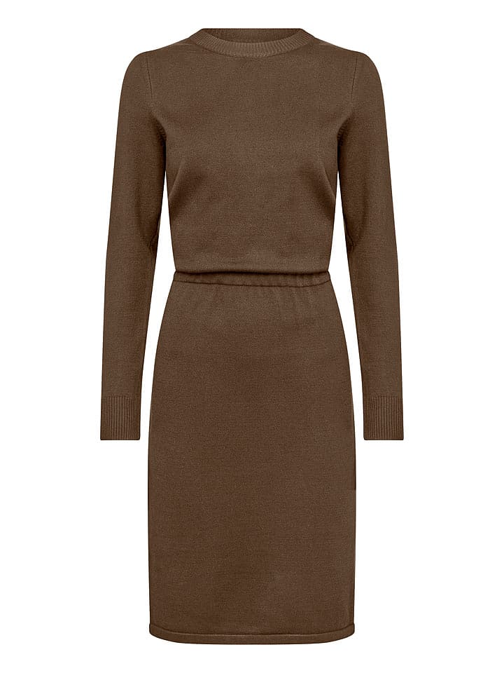 SAINT TROPEZ Sukienka "Mila" w kolorze brązowym rozmiar: XL