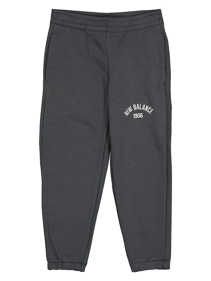 New Balance Spodnie dresowe "Essentials Varsity" w kolorze antracytowym rozmiar: XS