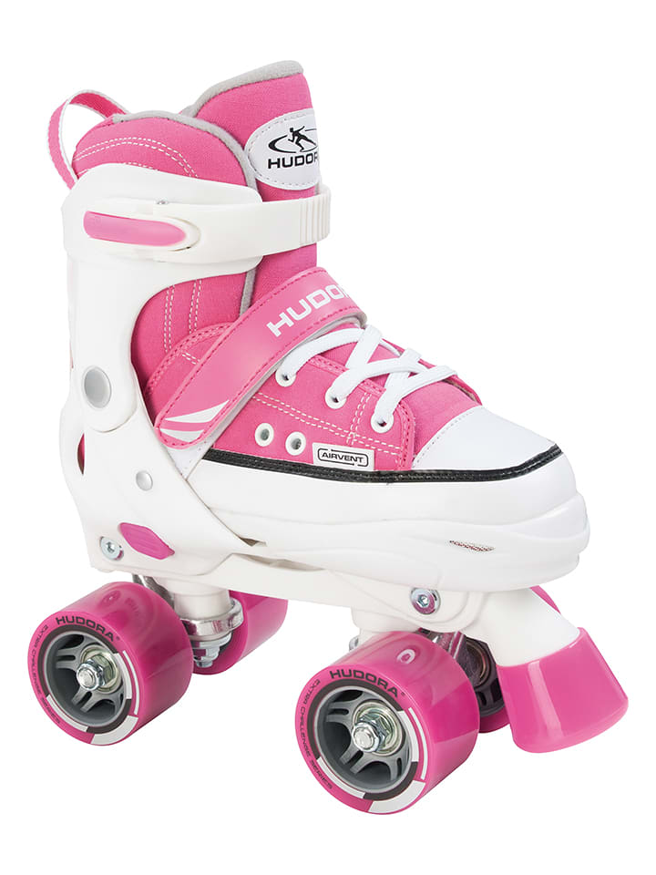 Hudora Wrotki "Roller Skate" w kolorze jasnoróżowym - 5+ rozmiar: 36-39