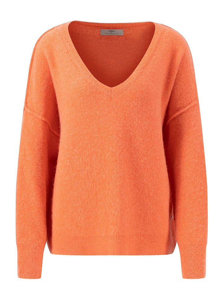 FYNCH-HATTON Sweter w kolorze pomarańczowym rozmiar: M