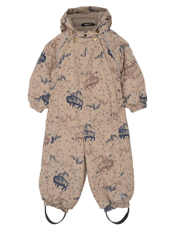 mikk-line Kombinezon zimowy w kolorze beżowym rozmiar: 98