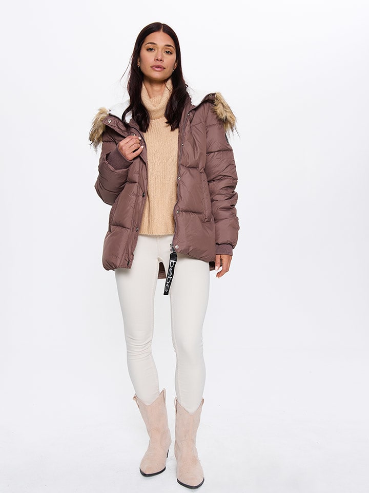 Bébé Kurtka zimowa w kolorze jasnoróżowym rozmiar: XL