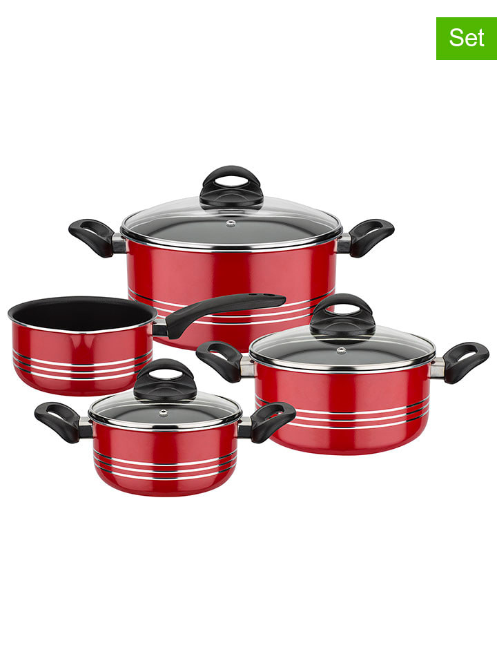 GSW 7-częściowy zestaw "Milano" w kolorze czerwonym rozmiar: onesize