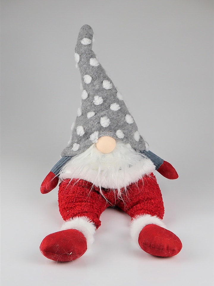 AM Design Figurka dekoracyjna "Skrzat" w kolorze szaro-czerwonym - 62 x 21 cm rozmiar: onesize