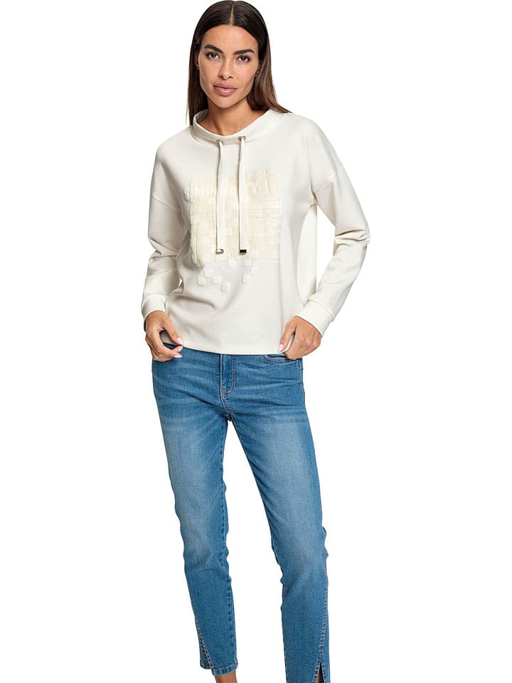 Heine Bluza w kolorze kremowym rozmiar: 50