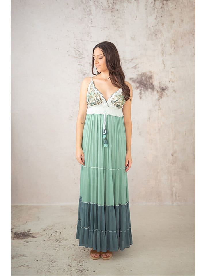 Lula Natura Sukienka w kolorze zielonym rozmiar: onesize