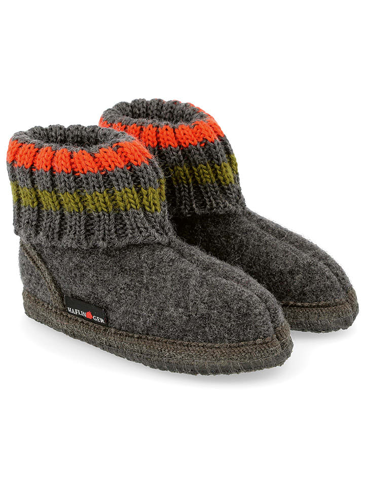 HAFLINGER Kapcie w kolorze szarym rozmiar: 29