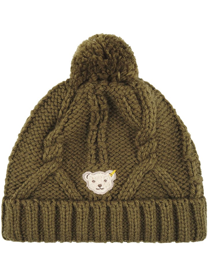 Steiff Czapka w kolorze khaki rozmiar: 51 cm