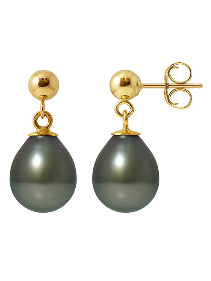 Pearl Addict Złote kolczyki-wkrętki z perłami rozmiar: onesize