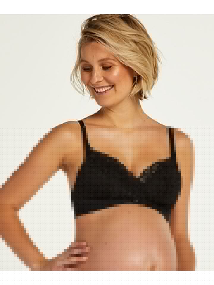 Hunkemöller Biustonosz w kolorze czarnym do karmienia rozmiar: 90B