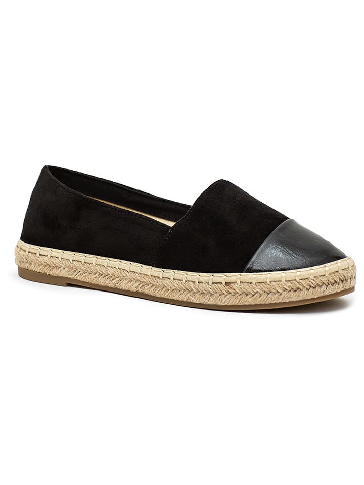 Foreverfolie Espadryle w kolorze czarnym rozmiar: 40