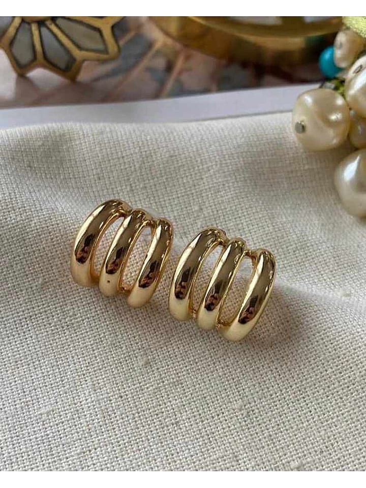 Luseera Pozłacane kolczyki-półkreole rozmiar: onesize