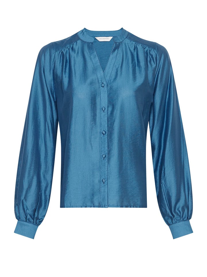 MOSS COPENHAGEN Bluzka w kolorze niebieskim rozmiar: L