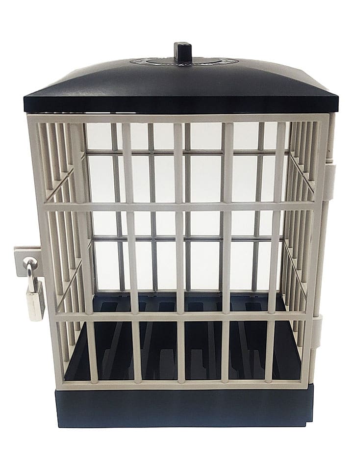 MAD MONKEY Dekoracja "Phone Jail" w kolorze szarym rozmiar: onesize