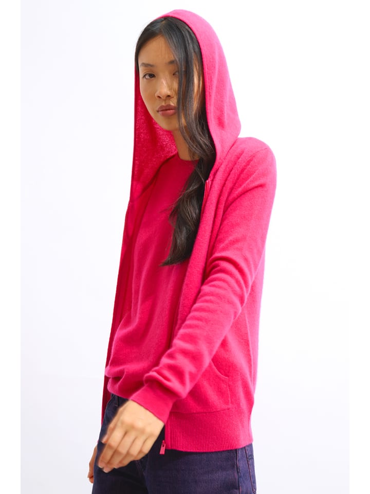 AUTHENTIC CASHMERE Kaszmirowy kardigan "Colombis" w kolorze różowym rozmiar: M