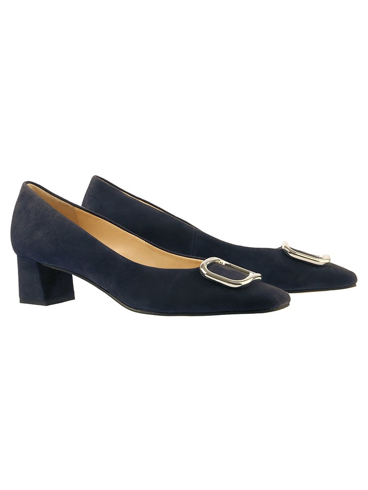 Högl Skórzane czółenka w kolorze czarnym rozmiar: 42