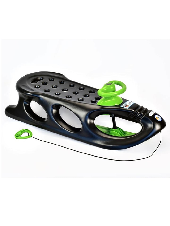 KHW Sanki "Snow Shuttle de Luxe" w kolorze czarnym - 8+ rozmiar: onesize