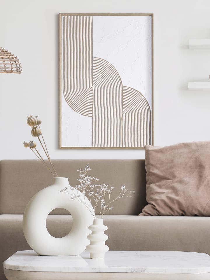 Orangewallz Druk artystyczny "Knot" w ramce rozmiar: 50x70 cm