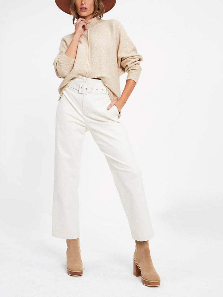 Milan Kiss Sweter w kolorze beżowym rozmiar: XL