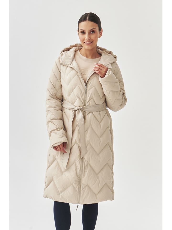 TATUUM Płaszcz pikowany "Gami" w kolorze kremowym rozmiar: 44