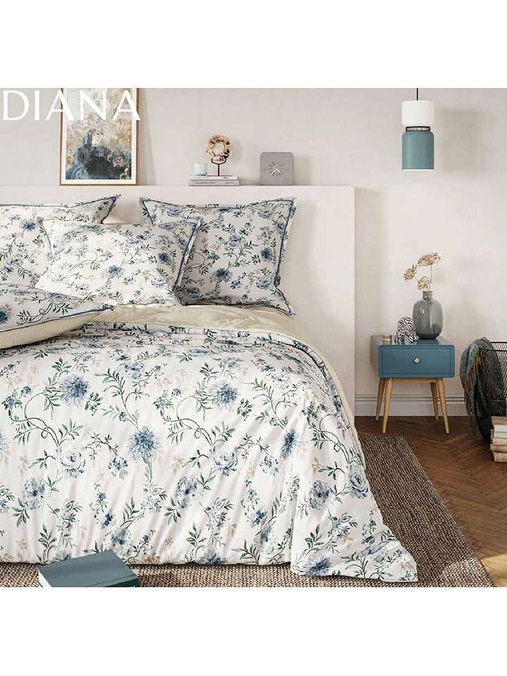 Passion dElly Komplet pościeli "Diana" w kolorze niebiesko-zielono-białym rozmiar: 200x200 cm