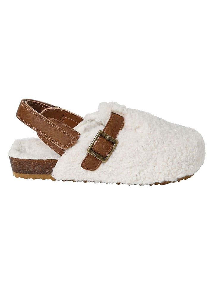 vertbaudet Slippersy w kolorze białym rozmiar: 25