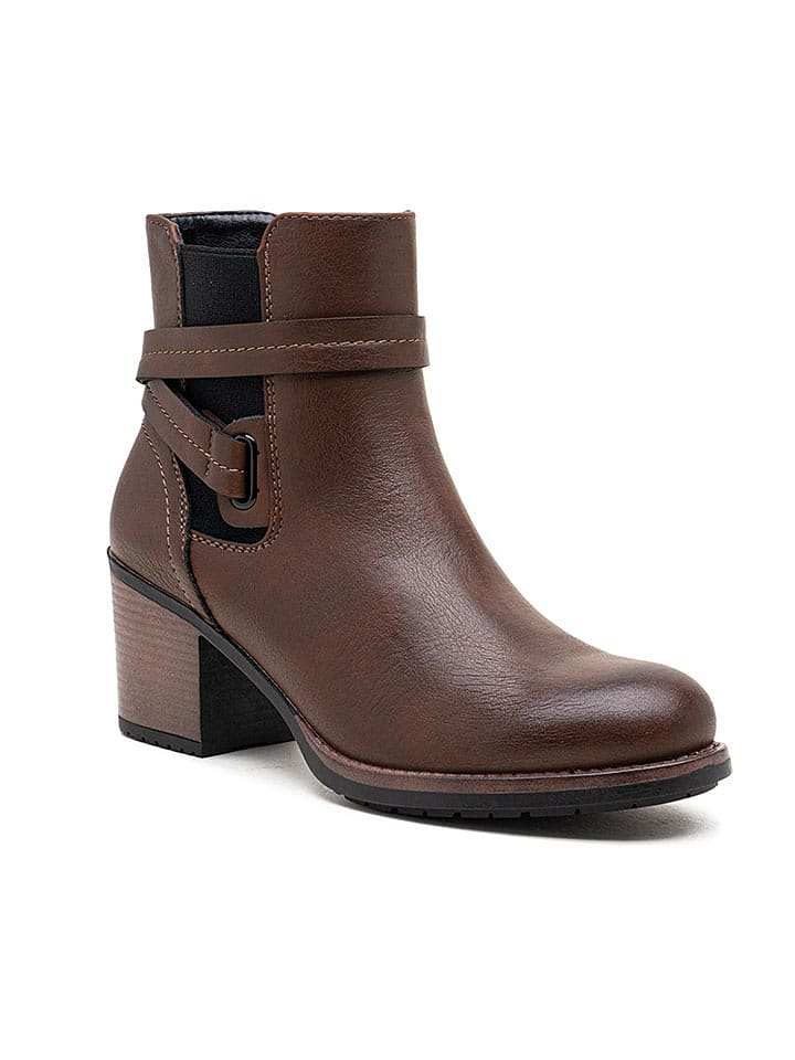 Foreverfolie Botki w kolorze jasnobrązowym rozmiar: 41