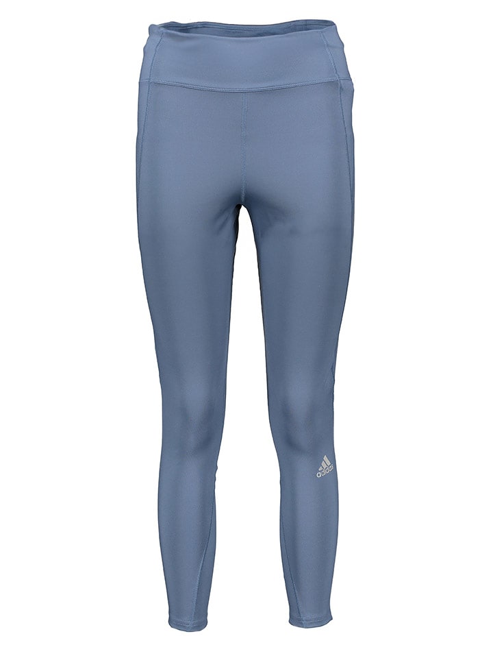 adidas Legginsy sportowe "OTR" w kolorze niebieskim rozmiar: XL