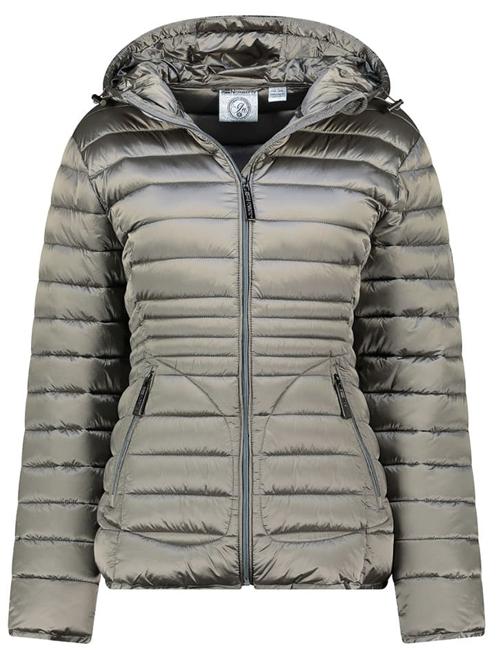 Geographical Norway Kurtka pikowana "Breezi" w kolorze jasnoszarym rozmiar: 3XL