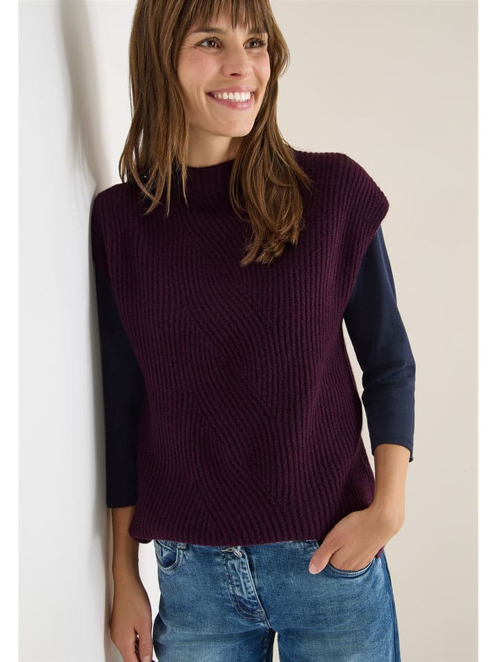 Cecil Bezrękawnik w kolorze fioletowym rozmiar: L