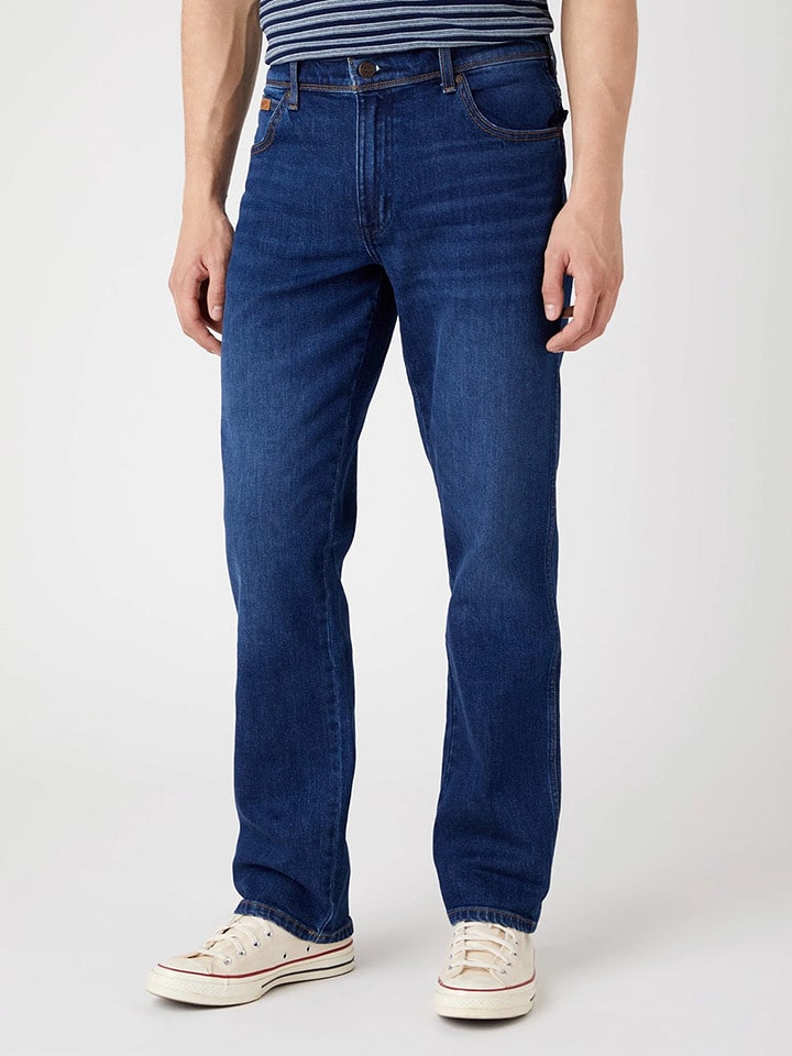 Wrangler Dżinsy - Regular fit - w kolorze niebieskim rozmiar: W31/L34