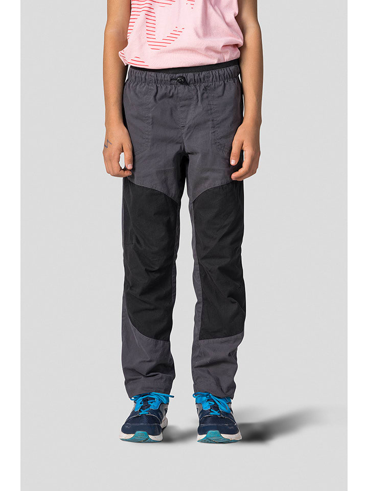 Hannah Spodnie w kolorze szaro-czarnym rozmiar: 116