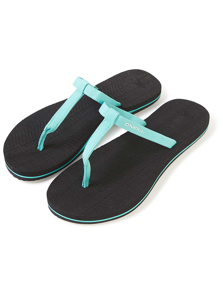 O'Neill Japonki "Cove Bloom" w kolorze turkusowym rozmiar: 36