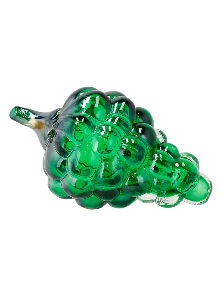 Villa Collection Figurka dekoracyjna "Grapes" w kolorze zielonym - 14 x 8 cm rozmiar: onesize