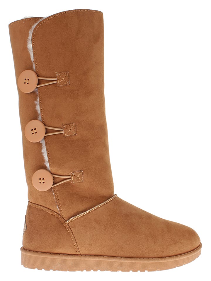 Blackfield Kozaki zimowe "Flocon" w kolorze jasnobrązowym rozmiar: 38