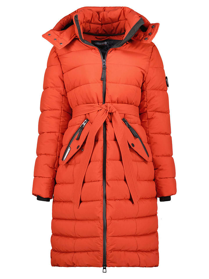 Geographical Norway Płaszcz zimowy "Cabima" w kolorze pomarańczowym rozmiar: L