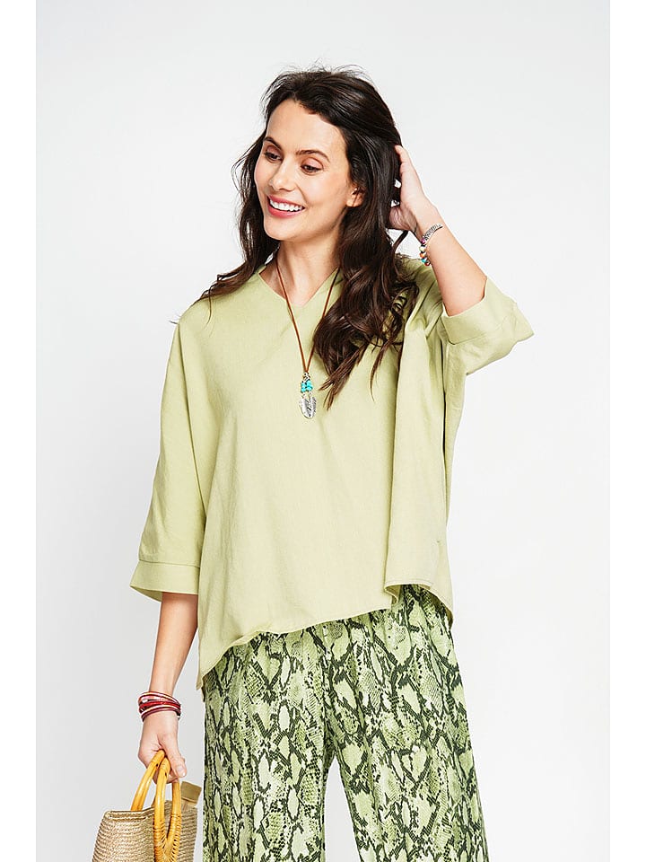 Le Jardin du Lin Bluzka w kolorze jasnozielonym rozmiar: 38