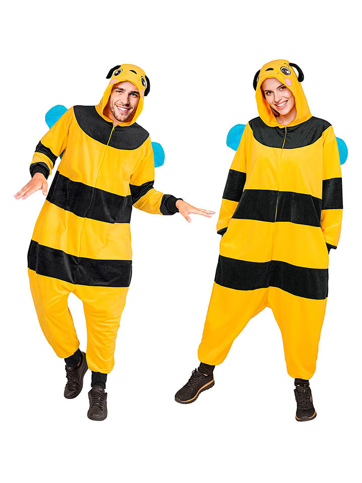 Carnival Party Kombinezon kostiumowy "Bee" w kolorze żółto-czarnym rozmiar: S/M