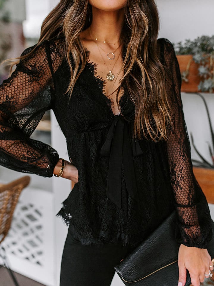 Milan Kiss Bluzka w kolorze czarnym rozmiar: L