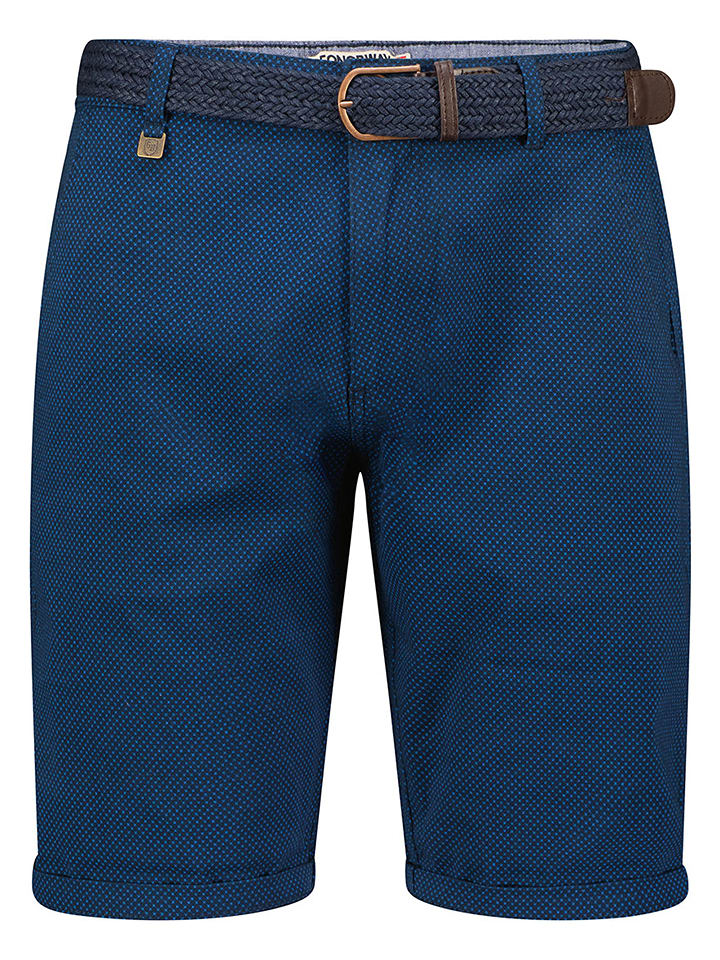 Geographical Norway Bermudy "Podex" w kolorze granatowym rozmiar: 3XL