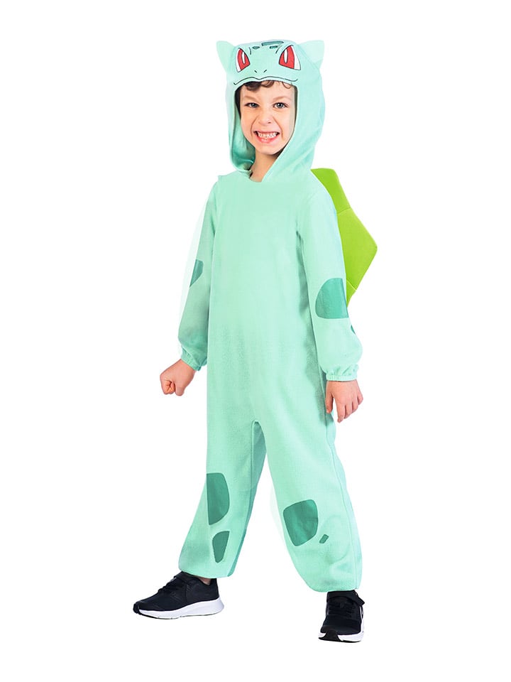 amscan Kombinezon "Pokemon Bulbasaur" w kolorze zielonym rozmiar: 116-128