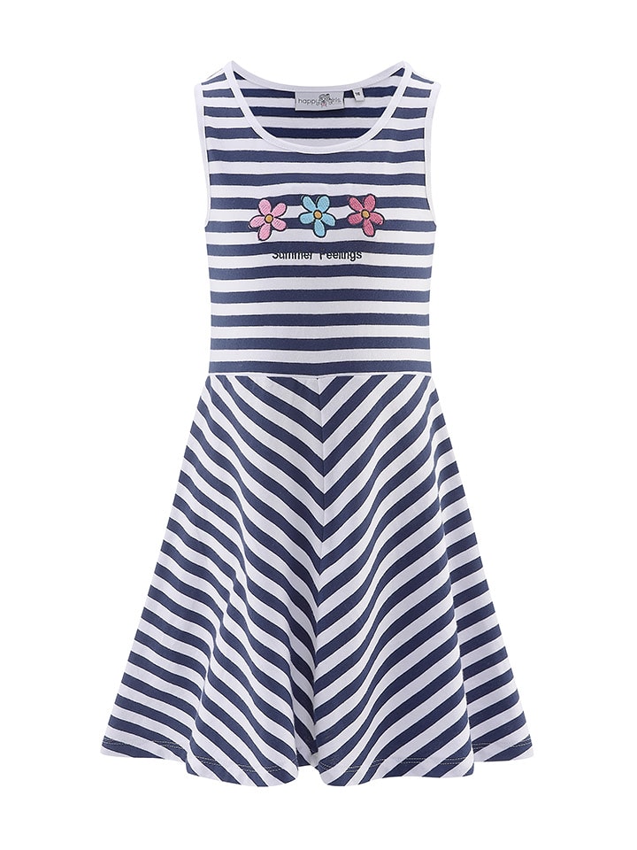 happy girls by Eisend Sukienka w kolorze granatowym rozmiar: 116