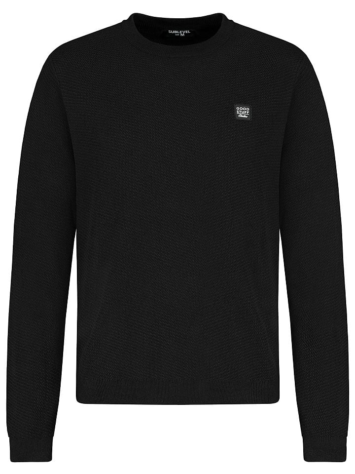 Sublevel Sweter w kolorze czarnym rozmiar: M